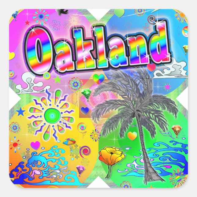 Autocolante Oakland Quadro Seasons (Frente)