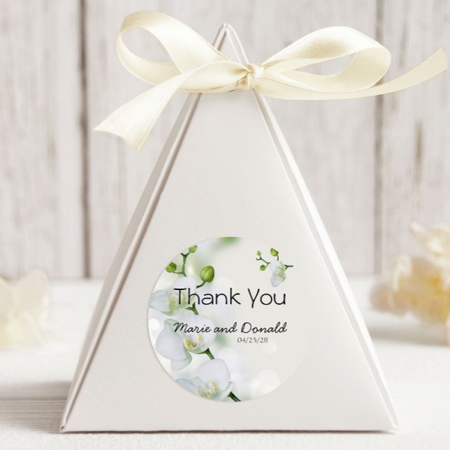 Autocolante Orquídeo Clássico Molho Elegante (Criador carregado)