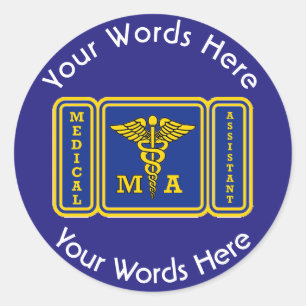 Autocolante Personalizado do Assistente Médico