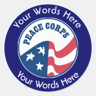 Autocolante Personalizado do Peace Corps