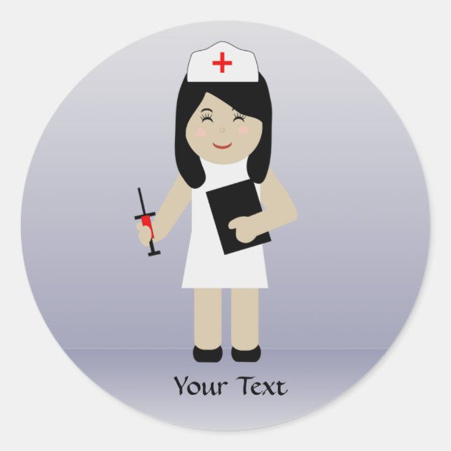 Autocolante Personalizado Enfermeiro 2 (Frente)