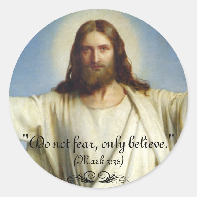 Autocolante Personalizado "Não Tenha Medo, Só Acre (Frente)