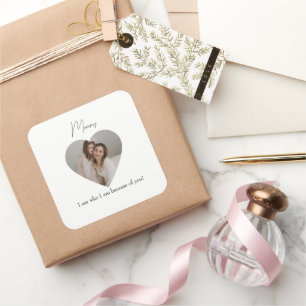 Autocolante personalizado para o dia das mães com