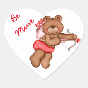 Autocolante Personalizado/Urso do Meu Coração