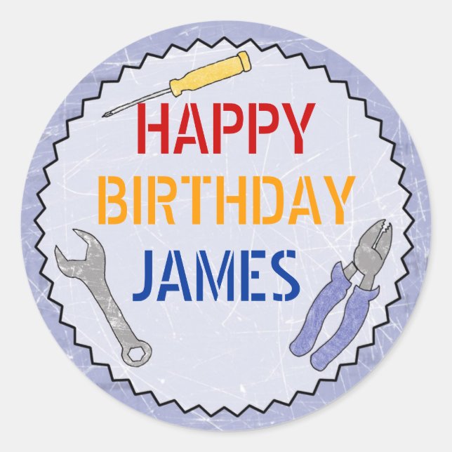 Autocolante Personalizável do Grupo Construtor/Con (Frente)