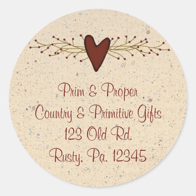 Autocolante Primitivo (Frente)