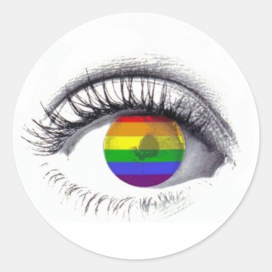 Autocolante Rainbow Eye