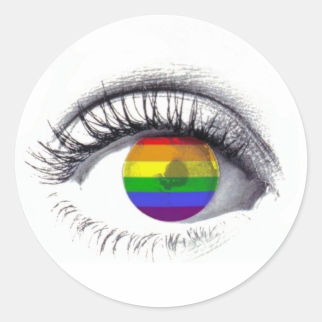 Autocolante Rainbow Eye (Frente)