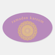 autocolante roxo do ornamento oriental ramadan kar