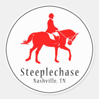 Autocolante Silhouette Round (Vermelho)