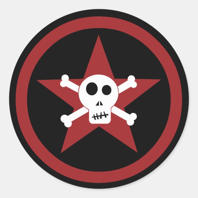 Autocolante & Star Classic Round (Frente)