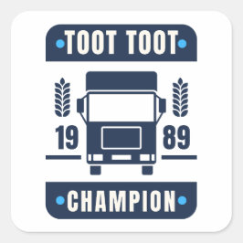 Autocolante Toot Toot Champ
