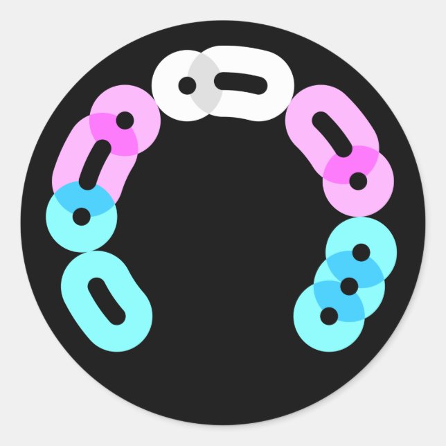 Autocolante Trans Morse Arc Round (Frente)