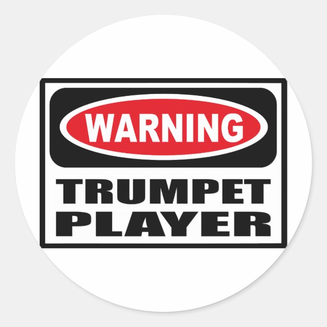Autocolante TRUMPET PLAYER (Frente)