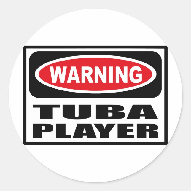 Autocolante TUBA PLAYER (Frente)