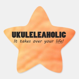 Autocolante Ukuleleaholic