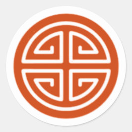 Autocolante vermelho