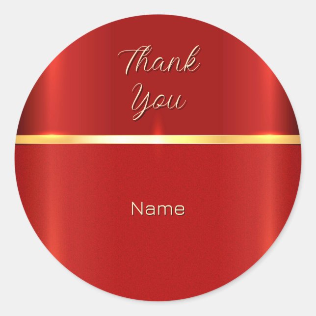 Autocolante vermelho (Frente)