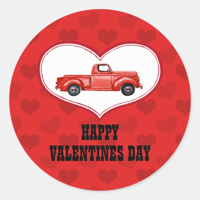 Autocolante vermelho (Frente)