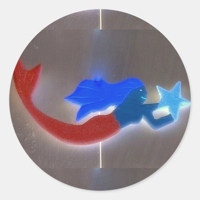autocolante vermelho e azul (Frente)