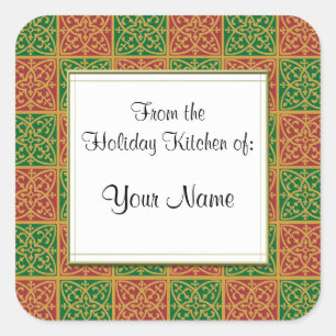 Autocolante Vermelho e Verde de Lis