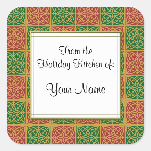 Autocolante Vermelho e Verde de Lis (Frente)