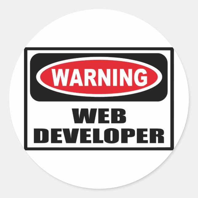 Autocolante WEB DEVELOPER (Frente)