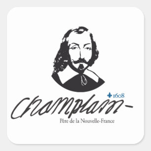 Autocolante x20 Champlain pai Nova França