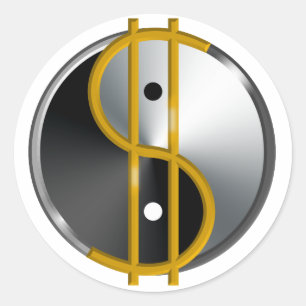 Autocolante Yin/Yang