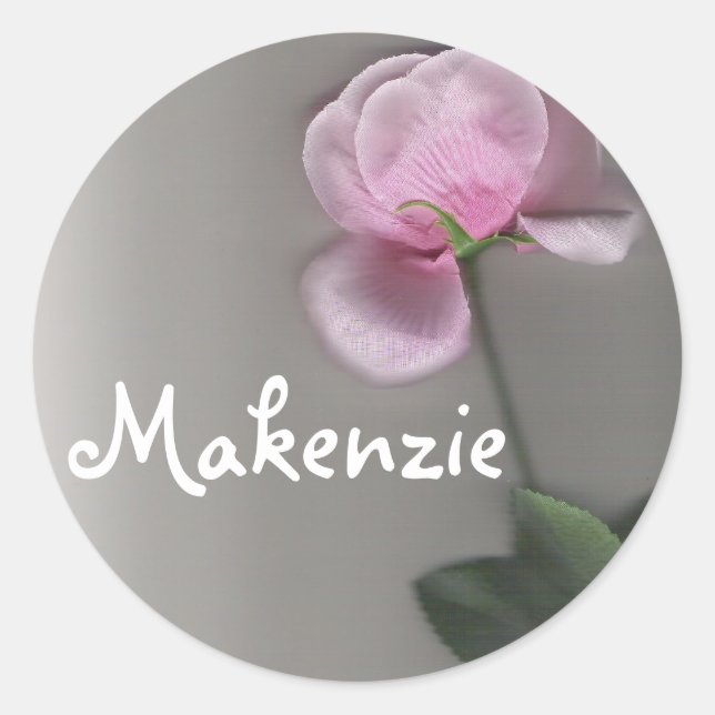 autocolantes 4 nome: Makenzie (Frente)