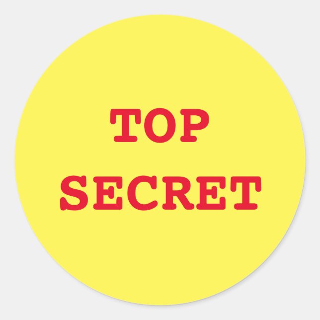 Autocolantes "agente secreto/espião" (Frente)