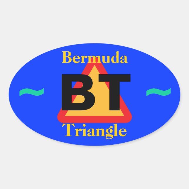 Autocolantes BERMUDA TRIANGLE (4) (Frente)