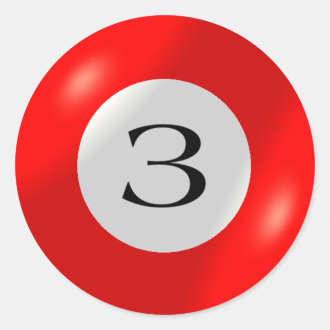 Autocolantes - Bilhetes - 3 Ball (Frente)