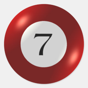 Autocolantes - Bilhetes - 7 Ball
