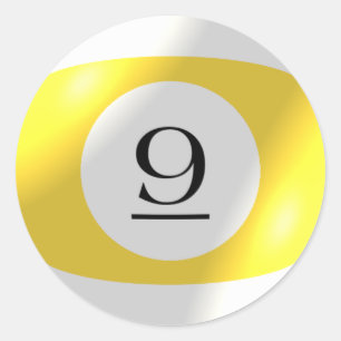 Autocolantes - Bilhetes - 9 Ball