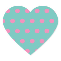Autocolantes bolinhas (Aqua e Rosa)