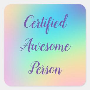 Autocolantes "Certified Awicky Person"