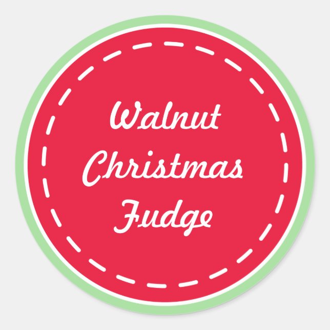 Autocolantes clássicos de cozinha de Natal (Frente)