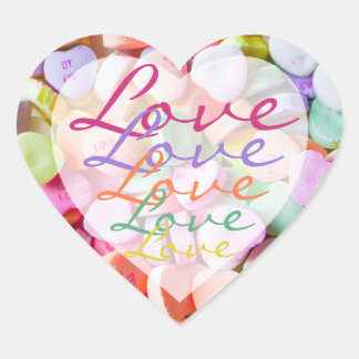 Autocolantes - Corações Adormecidos Amor Arco-Íris