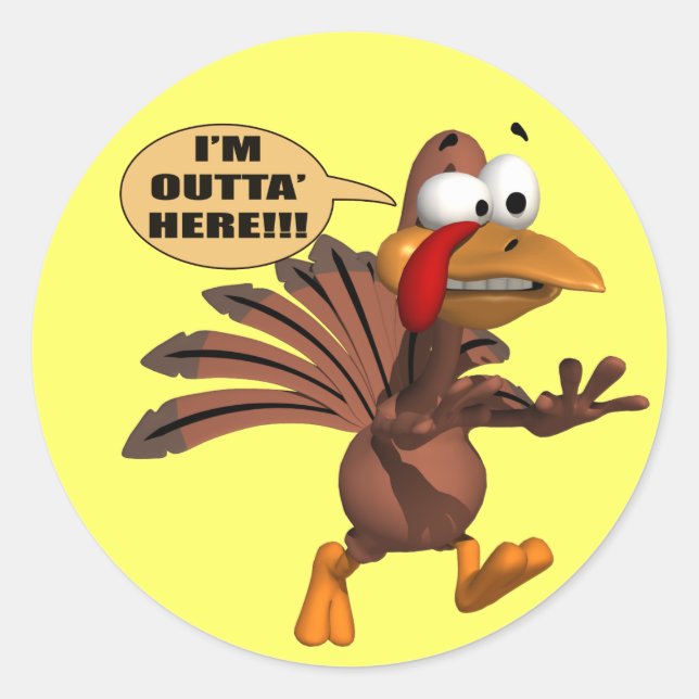 Autocolantes - Correndo Para A Turquia Cobrir (Frente)