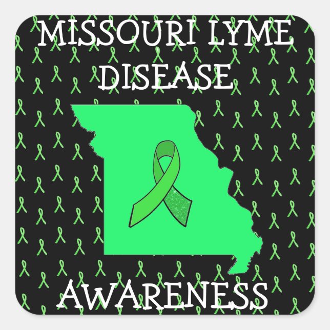 Autocolantes da doença de Lyme do Missouri (Frente)