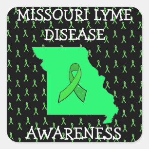 Autocolantes da doença de Lyme do Missouri