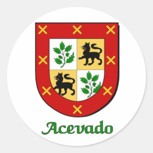 Autocolantes da família Acevado