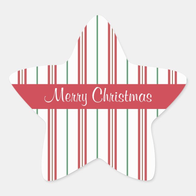 Autocolantes das Estrelas de Natal (Frente)