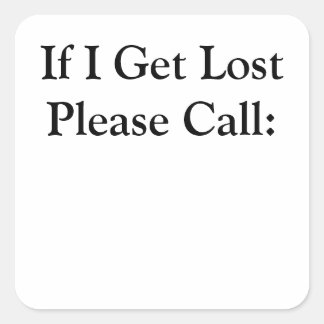 Autocolantes de 1/2 polegada - Se Me Perder