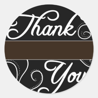 Autocolantes de agradecimentos personalizáveis
