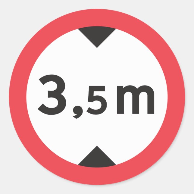 Autocolantes de Altura (Frente)