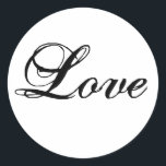 Autocolantes de Amor Personalizados para Favores d<br><div class="desc">Vedação de Envelope de Casamento Elegante e Vinhetas de Favor de Casamento. Personalize a cor da inscrição e o plano de fundo.</div>