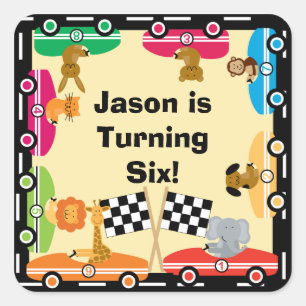 Autocolantes de animais personalizados