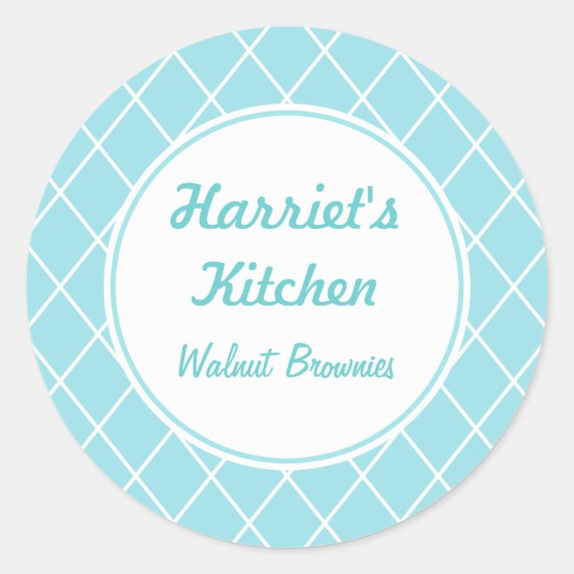 Autocolantes de Aqua Kitchen Personalizados (Frente)